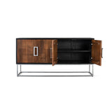 Sideboard Alexandra House Living Brown Black Metal Mango wood 170 x 84 x 43 cm-5