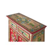 Sideboard Alexandra House Living Multicolour Mango wood 90 x 90 x 38 cm-2