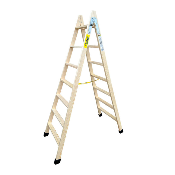 Folding ladder Plabell BLD-7 Wood 190 cm-0