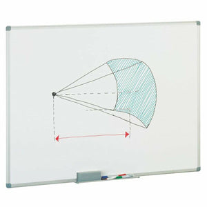 Magnetic board Faibo Melamin 100 x 150 cm White Aluminium-0