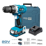 Drill and accessories set Koma Tools Pro Series Screwdriver 70 piezas-10