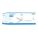 Ceiling Fan with Light EDM 33817 Arctic White 24 W 38 W 2160 Lm-2