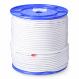 Rope EDM 87921 White Polyester Latex 8 mm x 200 m Elastic-0