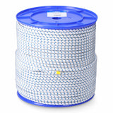 Rope EDM 87924 Blue White Polyester Latex 8 mm x 200 m Elastic-0