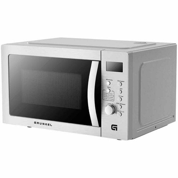 Microwave with Grill Grunkel MW-28AIRFRYER 900 W Silver-0