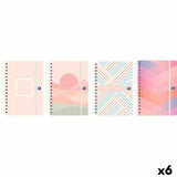 Diary Oxford OXF&ME 1/4 15 x 21 cm 2025-2026 (6 Units)-0