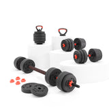 Kettlebell and Dumbbell Kit KSIX Black 20 kg 19 Pieces-6