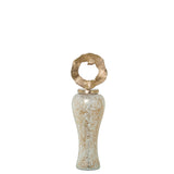 Vase Alexandra House Living Golden Crystal 23 x 79 cm-0