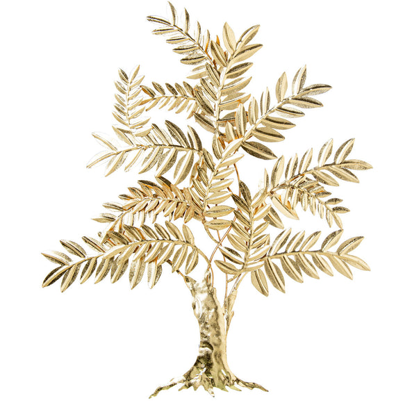 Wall Decoration Alexandra House Living Golden Metal Tree 74 x 90 x 6,5 cm-0