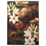 Painting Alexandra House Living Wood Flowers Lady 100 x 4 x 140 cm-0