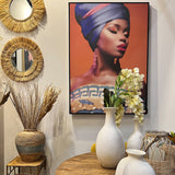 Painting Alexandra House Living Wood Lady 100 x 4 x 140 cm-2