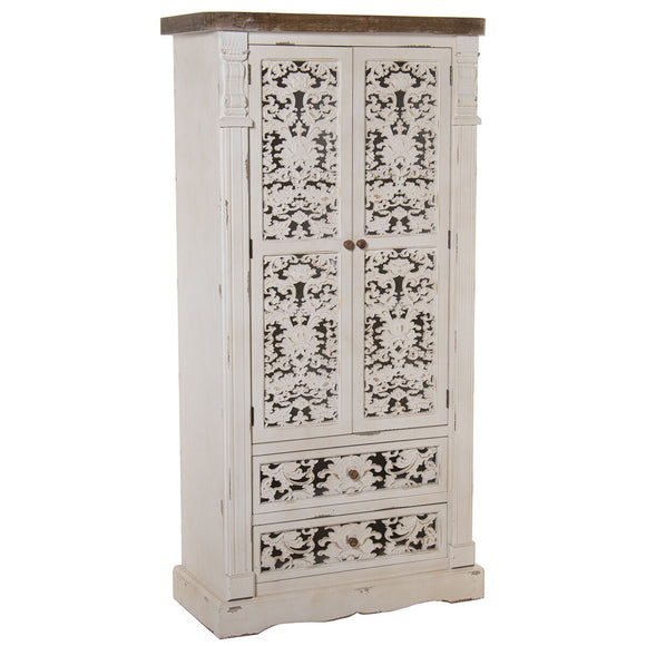 Cupboard Alexandra House Living Wood 85 x 40 x 170 cm-0