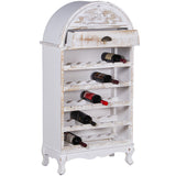 Bottle rack Alexandra House Living White 65 x 123 x 31 cm-3