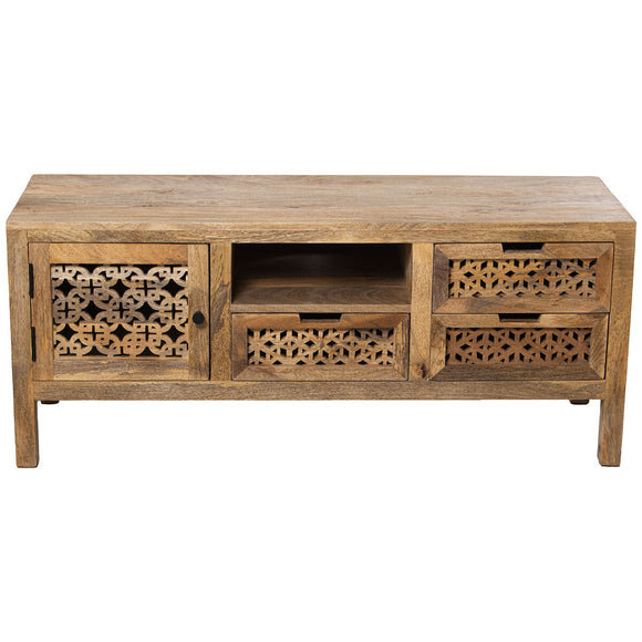 TV furniture Alexandra House Living Wood 120 x 40 x 50 cm-0