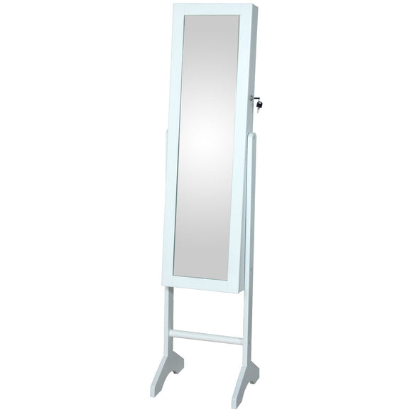 Free standing mirror Alexandra House Living White 35 x 35 x 153 cm-0