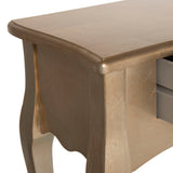 Console Alexandra House Living Champagne Wood 105 x 80 x 33 cm-4