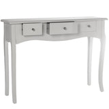 Console Alexandra House Living White Wood 105 x 80 x 33 cm-3