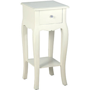 Side table Alexandra House Living White Wood 35 x 77 x 35 cm-0