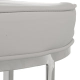 Stool Alexandra House Living White Metal 50 x 46 x 50 cm-2