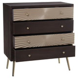 Chest of drawers Alexandra House Living Golden Wood 80 x 40 x 86 cm-3