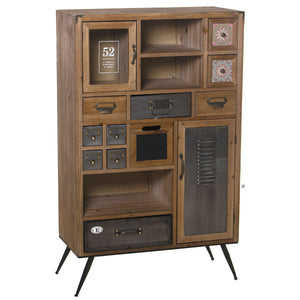 Cupboard Alexandra House Living Wood 70 x 34 x 112 cm-0