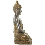 Decorative Figure Alexandra House Living Golden Silver Plastic Buddha 60 x 93 x 138 cm-4