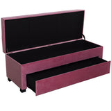 Shoe bench Alexandra House Living Pink Wood 120 x 45 x 43 cm-3