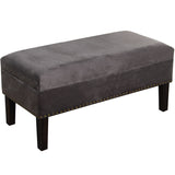 Bench Alexandra House Living Grey Wood 97 x 46 x 46 cm Chest-0