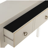 Console Alexandra House Living White Wood 94 x 78 x 24 cm-1