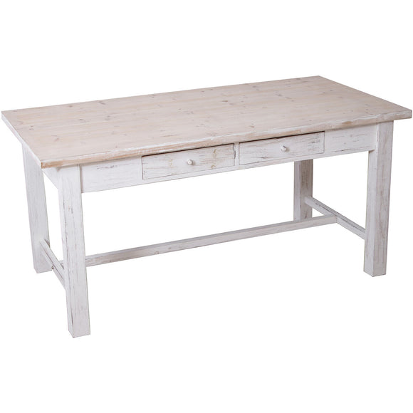 Table Alexandra House Living White 160 x 76 x 80 cm With boxes-0