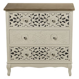 Chest of drawers Alexandra House Living White Wood 75 x 34 x 76 cm-2