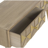 Console Alexandra House Living White Wood 89 x 78 x 30 cm-1