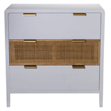 Chest of drawers Alexandra House Living White Wood 80 x 40 x 82 cm-4