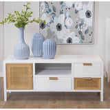 TV furniture Alexandra House Living Wood 120 x 40 x 50 cm-6