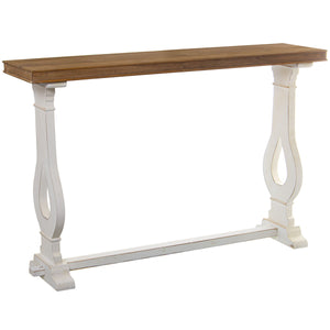 Console Alexandra House Living White Wood 121 x 79 x 31 cm-0