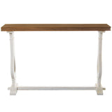 Console Alexandra House Living White Wood 121 x 79 x 31 cm-1