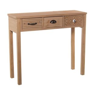 Console Alexandra House Living Brown Wood 90 x 78 x 30 cm-0