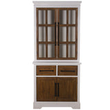 Cupboard Alexandra House Living Wood 80 x 35 x 178 cm-6