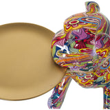 Decorative Figure Alexandra House Living Multicolour Plastic Dog 21 x 27 x 29 cm Tray-3