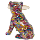 Decorative Figure Alexandra House Living Multicolour Plastic Dog 21 x 27 x 29 cm Tray-1