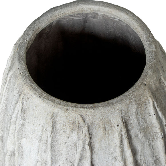 Vase Alexandra House Living Grey Ceramic 28 x 70 cm-0