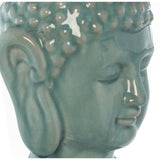 Decorative Figure Alexandra House Living Celeste Ceramic Buddha 20 x 27 x 83 cm-4