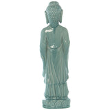 Decorative Figure Alexandra House Living Celeste Ceramic Buddha 20 x 27 x 83 cm-3