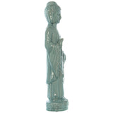 Decorative Figure Alexandra House Living Celeste Ceramic Buddha 20 x 27 x 83 cm-2