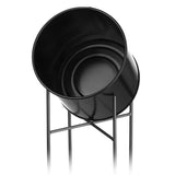 Set of Planters Alexandra House Living Black Metal With support (3 Pieces)-1