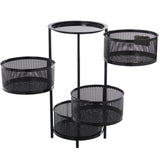 Vegetable trolley Alexandra House Living Black Metal 32 x 65 x 32 cm-7