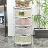 Vegetable trolley Alexandra House Living White Metal 32 x 65 x 32 cm-6