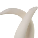 Decorative Figure Alexandra House Living White Ceramic Abstract 18 x 36 x 52 cm-2