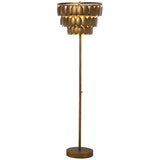 Floor Lamp Alexandra House Living Gold Golden 60 W 29 x 6 x 29 cm-1