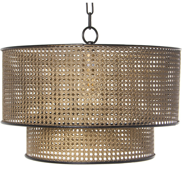 Ceiling Light Alexandra House Living Gold Golden Metal 60 W 50 x 30 x 50 cm-0